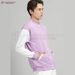 Nuevo último estilo, logotipo personalizado, chaquetas Versity transpirables de gran tamaño para hombre, chaqueta Versity ligera para hombre - Product Image 6
