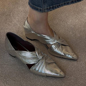 Zapatos planos de lona bordados para mujer, zapatillas informales para mujer, mocasines sin cordones, calzado cómodo y transpirable para verano - Product Image 1