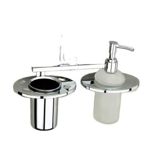 Portavasos de cerámica de lujo para cepillo de dientes, accesorios de baño para baño, dispensador de Hotel para el hogar, precio al por mayor - Product Image 1