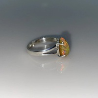 Bague HAYAAT de qualité supérieure pour homme, vintage, plaquée zinc noir, ajustable, avec améthyste éthiopienne naturelle, sertie en forme de cœur pour les amoureux
