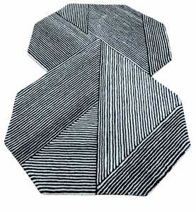 Tapis modernes de laine faits à la main, doux, noués à la main, abstraits, taille 5x8 personnalisable pour la maison, le bureau et les hôtels, tapis de haute qualité - Product Image 1