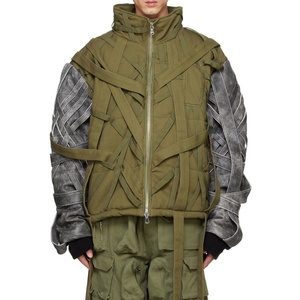 Chaquetas de Forro Extra Grandes de Diseñador de Moda Urbana Y2K para Hombre, Estilo Vintage Informal de Invierno, Chaquetas Góticas Hip Hop - Product Image 1