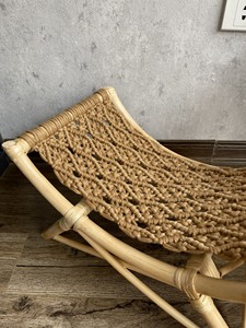 Accesorios de macramé de ratán amarillo oscuro para bebé recién nacido - Product Image 4