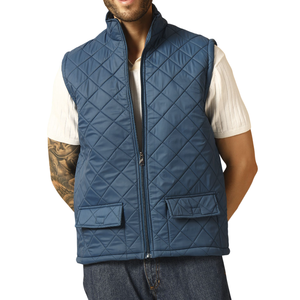 Men's Custom Logo Breathable Puffer Vest - High-Quality Solid Sleeveless Regular Size Puffer Vest Warm Casual Men Gilet Vest - Product Image 4