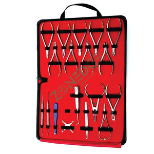 Set di pinze per ortodonzia dentale 18 pz forcipe ortodontico distale fresa staffa supporto pinza rimozione tutore pinza prodotto odontoiatria - Product Image 6