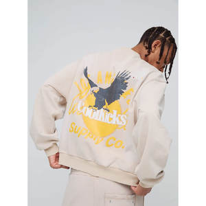 Todo estampado de punto impermeable para hombre holgado conjuntos de chándal con capucha pantalones de chándal cintura gruesa transpirable 340gsm chándal para invierno - Product Image 4