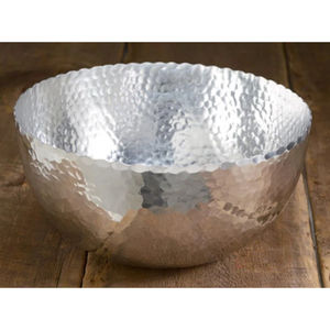 Hammered <b>Chocolate</b> Serving Bowl <b>Luxurious</b> Eco-Friendly Metal Sweet Holder Home Or Hotel Table Decoration Accessory For Weddings - Product Image 6