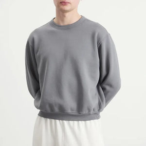 Sudaderas de Felpa Francesa 100% Algodón de 380 Gramos, Impresión de Logotipo Personalizada, Sudaderas Unisex Lavadas Estilo Urbano con Cuello Redondo de Ak - Product Image 5