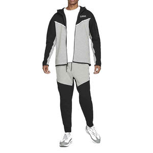 Custom Logo 100% Cotton Training Gym <b>Tracksuits</b> 2-Piece High Quality Bulk Jogger Men's Sets Winter Plus Size Printed Technics - Product Image 1