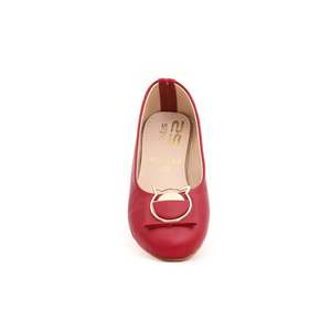 Escarpins à talons aiguilles formels rouges pour femmes KD0744 avec bride à la cheville semelle intérieure en PU fermeture à enfiler 500g taille 28 pour les mariages - Product Image 1