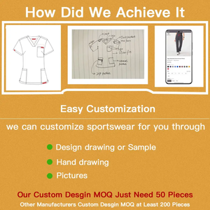 Ensemble d'uniformes d'infirmière, style blouse de laboratoire médicale, blouse de chirurgien, tissée 100% coton, unisexe, haute qualité, personnalisable - Product Image 6