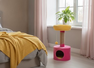 บ้านแมวฟีโอน่า เพ็ทัล พิงค์ สนั๊กเกิล รีทรีท - Product Image 3