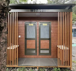 Inodoro móvil portátil prefabricado, baño de campamento, ducha, baño, baño público al aire libre, inodoro químico portátil, precio a la venta - Product Image 1