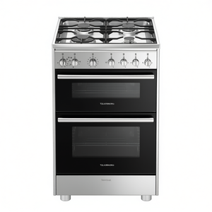 Cuisinière à gaz Smeg CONCERTO CX68MF8 4 zones avec 2 fours électriques en acier inoxydable, classe A - Product Image 2