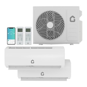 ราคาขายส่ง เครื่องปรับอากาศแบบแยกส่วนสองโซน 18000 BTU ประสิทธิภาพสูง ประหยัดพลังงาน สำหรับผู้ซื้อทั่วโลก - Product Image 2
