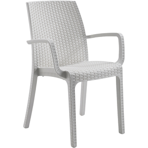 SEDIA INDIANA cm. 59x57x86 h col. Bianco - Product Image 1
