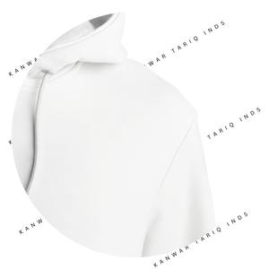 Ensemble 2 pièces à épaules tombantes pantalon de jogging Sweatshirt avec pantalon de survêtement Sweat à capuche vierge oversize Unisex Vintage Cotton Cropped Hoodie - Product Image 6