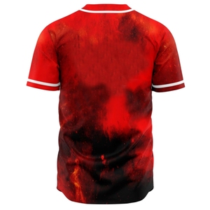 เสื้อเบสบอลผู้ชายแบบระบายอากาศได้ดี พิมพ์ลายตามสั่ง จัดส่งรวดเร็ว ราคาสุดคุ้ม สีน้ำเงิน ชุดกีฬา เสื้อเปล่าแบบซับลิเมชั่น 100% - Product Image 2