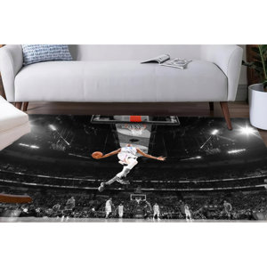 Tapis imprimé : design moderne pour chambre de garçon, cave à bière, salle de sport, avec tapis à poils doux - Product Image 3