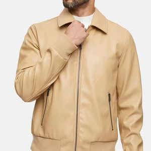 Veste en cuir véritable pour hommes, vestes d'hiver pour motocyclistes, vestes chaudes en cuir véritable, nouvelle collection de haute qualité - Product Image 3