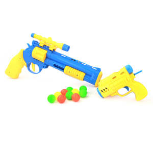 ชุดของเล่นปืนยิงเร็ว Chase Value Super Gun สีฟ้า ทำจากพลาสติก สำหรับเด็กอายุ 3 ปีขึ้นไป - Product Image 2