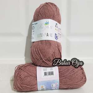 Rozetti Roze-Panç 100% fil de coton 40123-fil à tricoter à bout ouvert doux en vison pour le tricot et la broderie à la main - Product Image 1