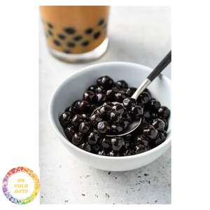Perlas de Tapioca para Té de Burbujas, Cocción Rápida, Bolas de Boba Masticables, Ingrediente Premium para Té de Burbujas, Suministro de Fábrica - Product Image 2