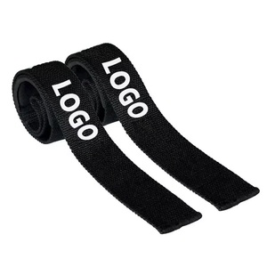 GAF 2024 Logo personnalisé Sangles de poignet en coton pour le fitness Sangles de poignet rembourrées pour l'haltérophilie et l'haltérophilie - Product Image 2