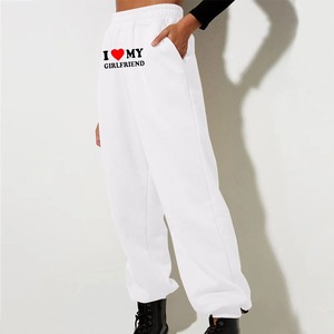 100% pantalones de algodón orgánico para mujer, pantalones personalizados con estampado 3D para mujer, pantalones de chándal transpirables informales de alta calidad 2025 - Product Image 5