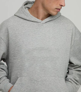 Conjunto Deportivo Casual con Capucha para Hombre, 2 Piezas, Oversize, Hombros Caídos, Cómodo, Personalizado con Transferencia Térmica, Poliéster/Algodón, Venta al Por Mayor - Product Image 2