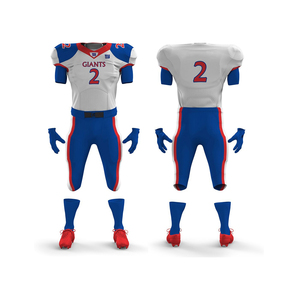 Futurista Ligero, Tela Flexible Durabilidad para todo tipo de clima Bold Logotipo del equipo personalizado Anti-Snag Uniforme de camisetas de fútbol americano - Product Image 1
