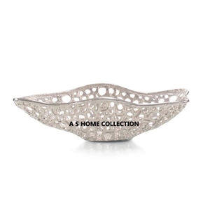 Vente chaude Métal Salade Fruits Chocolat Noix Plat De Service Bol Nouvelle Texture pour Cuisine Mariage Usage Domestique Parties - Product Image 3