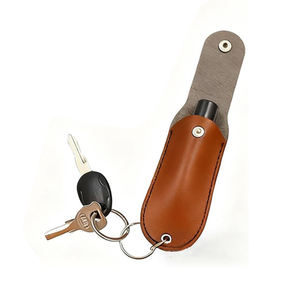 Étui en cuir léger pour mini spray au poivre de sécurité, porte-clés, protection pour utilisation en extérieur, pochette pour spray au poivre - Product Image 2