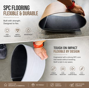Pavimento Flottante in Vinile SPC da 5mm, 6mm, 8mm di Facile Installazione, con Anima Rigida, Effetto <span class=keywords><strong>Legno</strong></span> di Lusso, Impermeabile, a Incastro (LVP) - Product Image 3