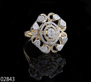 Bague de fiançailles unique en diamant rond brillant cultivé en laboratoire 1,012 TCW pour femme, or rose 14k/18k, certifiée IGI - Product Image 1