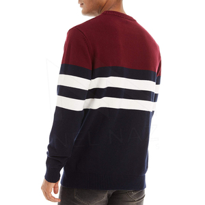 OEM Diseño de cuello redondo sudadera personalizada al por mayor de los hombres de algodón en blanco Suelto - Product Image 3