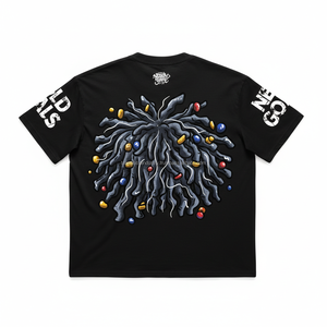 High Quality Eco-Friendly Heavyweight Boxy Oversized Streetwear T-<b>Shirt</b> Custom Screen Print Heavy Cotton Cropped Graphic <b>Men</b> - Product Image 2