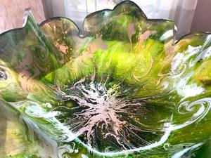 Moderno Tazón de Comida de Resina Epoxi Hecho a Mano, Experiencia Gastronómica de Lujo, Diseño Abstracto Elegante, Decoración para el Hogar, Pintado a Mano, Personalizable - Product Image 4