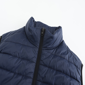 Gilets décontractés pour hommes en gros 100% polyester/nylon gilet bouffant imperméable sans manches veste d'hiver chaleur pratique Plus - Product Image 3