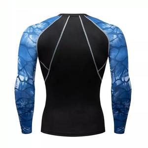Camiseta de Compresión Premium de Punto con Estampado por Sublimación para Hombre - Corte Ajustado, Transpirable, de Secado Rápido, Diseño Ergonómico para Entrenamientos Físicos - Product Image 2