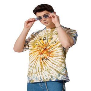 เสื้อยืดพิมพ์ลายกราฟิก DTG สำหรับผู้ชายเสื้อโชว์ไหล่100% ใส่ได้ทั้งชายและหญิงโลโก้แบบกำหนดเอง - Product Image 1