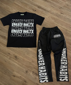 เสื้อผ้าผู้ชายสำหรับฤดูหนาว สวมใส่สบาย น้ำหนักเบา กันลม ทรงหลวม คอวี แขนสั้น ดีไซน์ชายเสื้อผ่าข้าง ไซส์ใหญ่ - Product Image 1