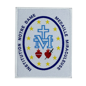 Patchs tissés personnalisables, plusieurs couleurs, techniques de broderie chenille, organza, twill, PVC imprimé pour vêtements DIY, adhésif - Product Image 4