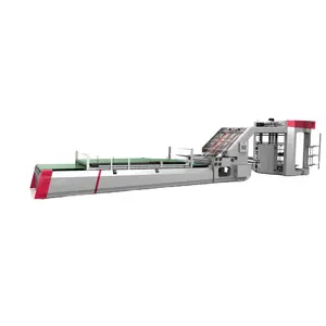NB-1450 otomatik flüt kağıt laminasyon makinesi ile flip flop istifleyici otomatik/yüksek hızlı flüt laminasyon makinesi