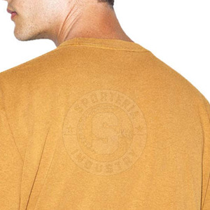 T-shirts pour hommes 2026 Nouveau style T-shirt personnalisé avec logo imprimé pour hommes 100% coton Léger Coupe ample Tissu doux Fabriqué au Pakistan - Product Image 4