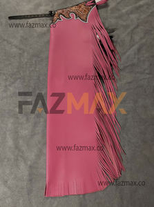 Équipement pour chevaux Chap en cuir fait à la main Sports de plein air Western Fashion Racing Full Chaps From Pakistan Rodeo - Product Image 2