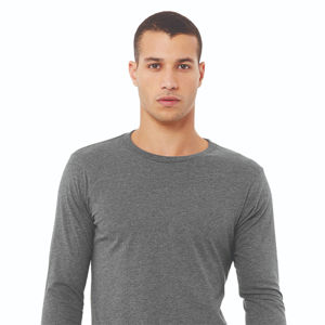 Camisetas de Manga Larga para Hombre, 100% Algodón, Duraderas, Casuales, Cómodas para Uso Diario, Antiarrugas y Transpirables - Product Image 4