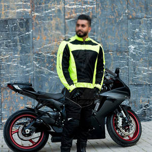 Impression de logo personnalisé Veste textile pour motocyclette à bas prix Vestes de motocyclette textile en stock - Product Image 5