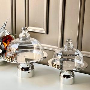 Support à gâteau rond à 2 étages en aluminium de haute qualité, fait à la main, décoratif, pour buffet de mariage, certifié CE - Product Image 6