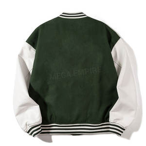 Chaqueta con letras y botones personalizados unisex Chaqueta informal con cuello levantado y logotipo frontal para hombre - Product Image 2